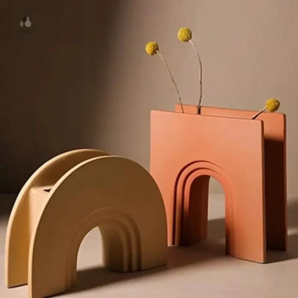 Vase tendance avec courbes élégantes