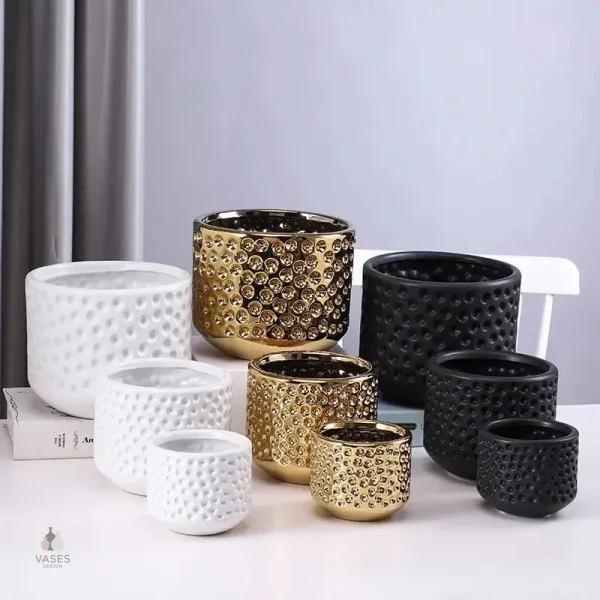 Vase pot élégant pour décoration intérieure
