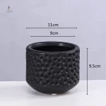 Vase pot avec motifs, pour un style bohème