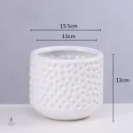 Vase pot minimaliste, parfait pour espaces contemporains