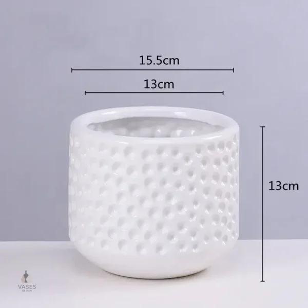 Vase pot minimaliste, parfait pour espaces contemporains