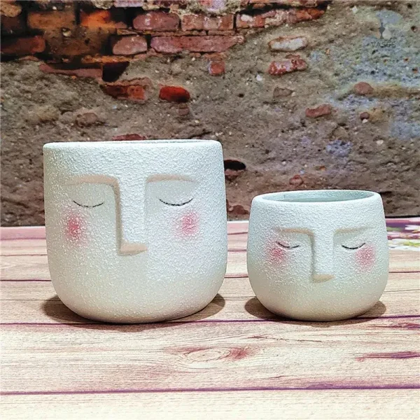 Vase pot de fleur moderne en céramique