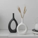 Vase pampa élégant pour fleurs décoratives