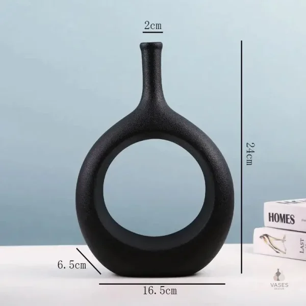 Vase esthétique pour arrangements floraux de pampa