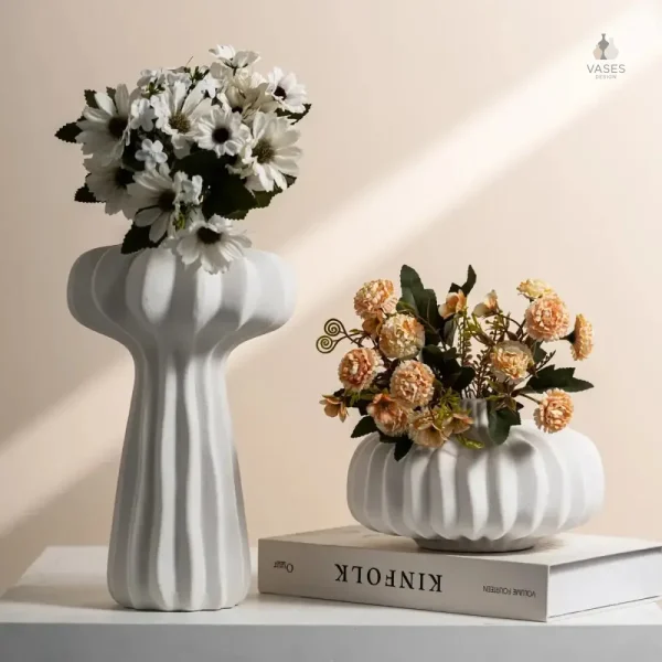 Vase élégant pour fleurs fraîches