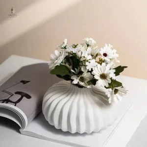 Vase décoratif en verre pour bouquets
