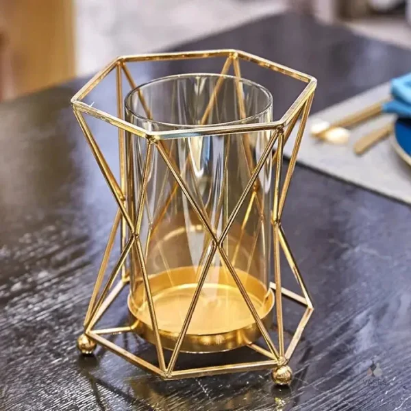 Vase en verre pour décoration de mariage