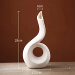 Vase chic pour mettre en valeur les pampas