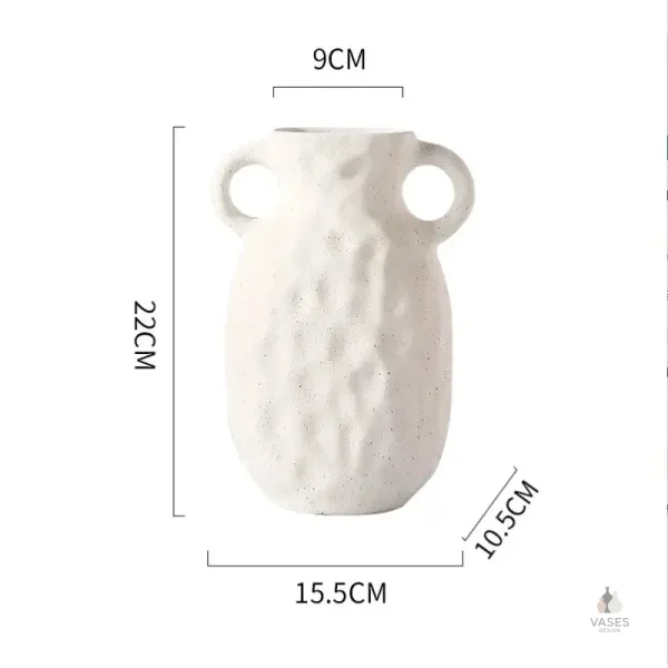 Vase en céramique classique avec un look nostalgique