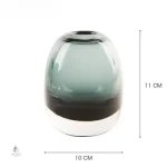 Vase soufflé, pièce maîtresse en verre
