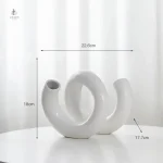 Vase au design unique inspiré des spirales