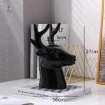 Vase artistique représentant une tête de cerf