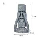 Vase en forme de tête pour un style contemporain