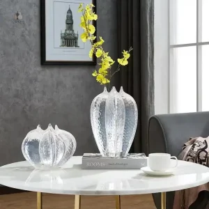 Vase transparent déco élégant pour votre intérieur