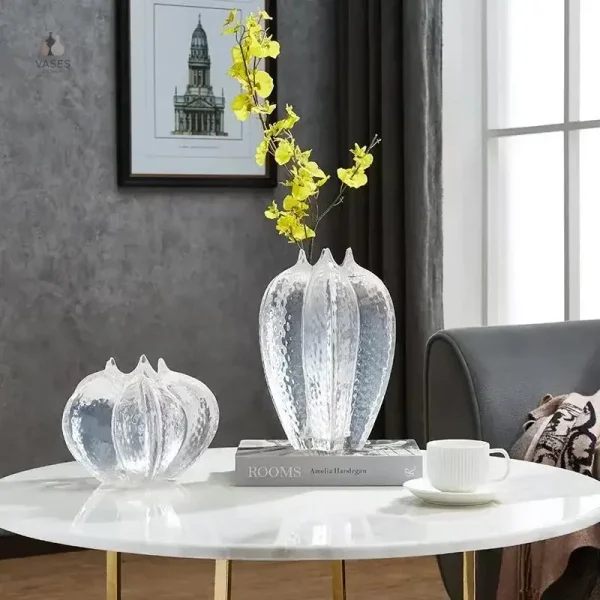 Vase transparent déco élégant pour votre intérieur