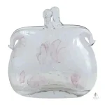 Vase transparent pour bouquets colorés