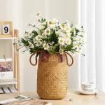 Vase en osier tressé pour décoration intérieure