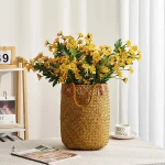 Vase tressé, accent naturel pour votre maison