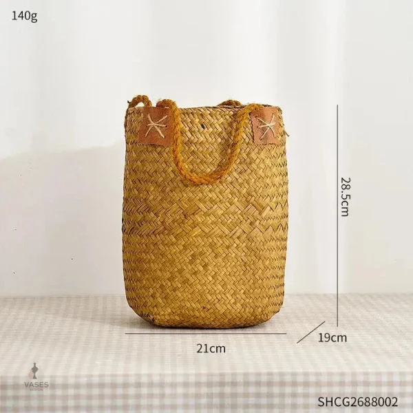 Vase tressé, ajout chic pour toutes les pièces