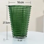 Vase en verre lumineux, idéal pour bouquets printaniers