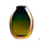 Vase en verre soufflé unique