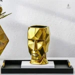 Vase artistique avec motifs abstraits uniques