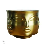 Vase visage en céramique, idéal pour la décoration intérieure