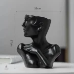 Vase visage femme charmant pour décoration