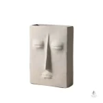 Vase visage illusion unique en son genre