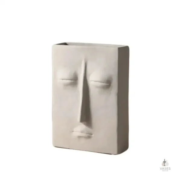 Vase visage illusion unique en son genre