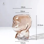 Vase visage en verre pour fleurissement créatif