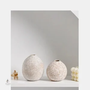 Vase Wabi Sabi avec finition artisanale