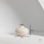 Vase en terre cuite au style Wabi Sabi