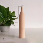 Vase en bois vintage, charme intemporel