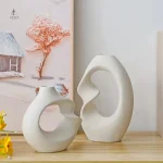 Vase céramique élégant pour décoration intérieure