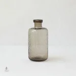 Vase en verre transparent pour décoration intérieure