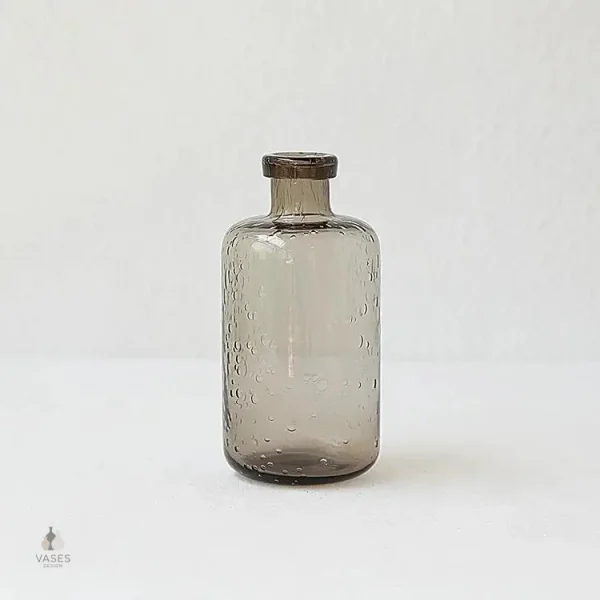 Vase en verre transparent pour décoration intérieure
