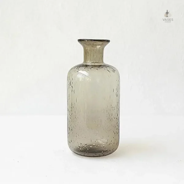 Vase en verre haut pour compositions florales