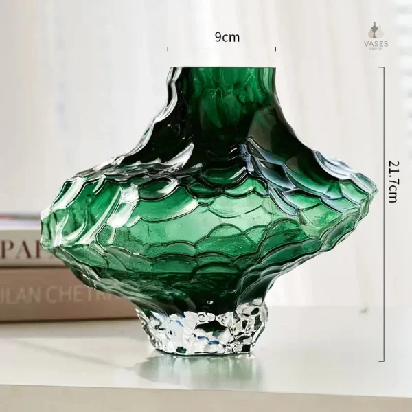Vase en verre transparent, accessoire de décoration polyvalent