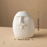 Vase visage tendance pour décoration intérieure